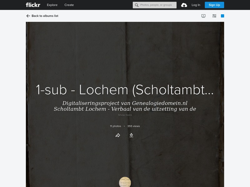 Screenshot van website