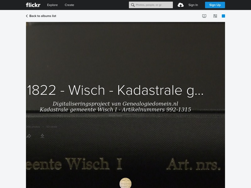 Screenshot van website