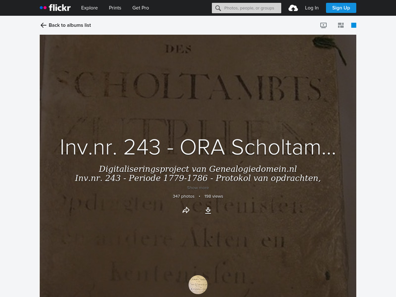 Screenshot van website