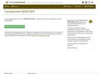 Screenshot van website