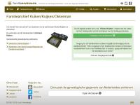 Screenshot van website