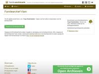 Screenshot van website