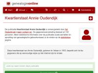 Screenshot van website