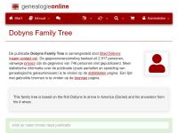 Screenshot van website