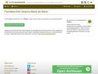 Screenshot van website