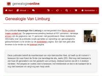 Screenshot van website