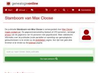 Screenshot van website