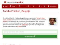 Screenshot van website