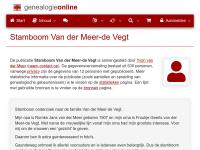 Screenshot van website