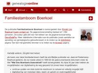 Screenshot van website