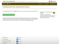 Screenshot van website