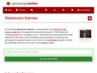 Screenshot van website