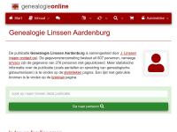 Screenshot van website