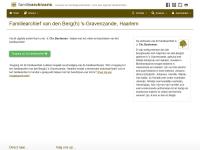 Screenshot van website