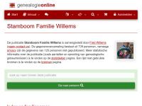 Screenshot van website