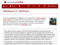 Screenshot van website