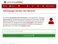 Screenshot van website
