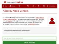 Screenshot van website