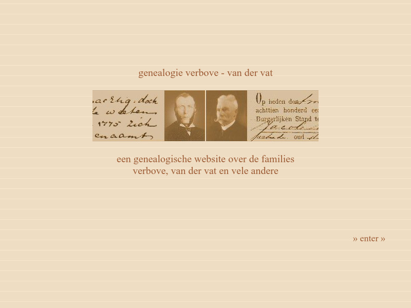 Screenshot van website