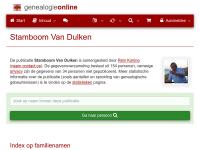 Screenshot van website