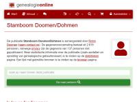 Screenshot van website