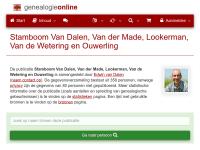 Screenshot van website