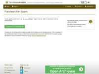 Screenshot van website