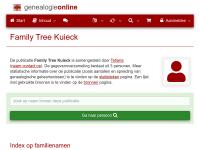 Screenshot van website