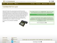 Screenshot van website