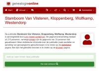 Screenshot van website