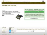 Screenshot van website