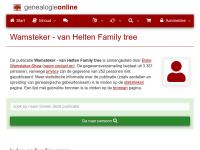 Screenshot van website