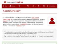 Screenshot van website