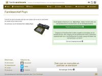 Screenshot van website