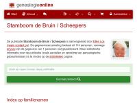 Screenshot van website