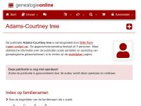 Screenshot van website