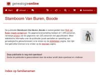 Screenshot van website