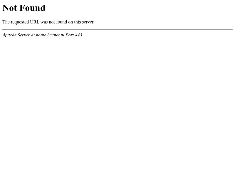 Screenshot van website