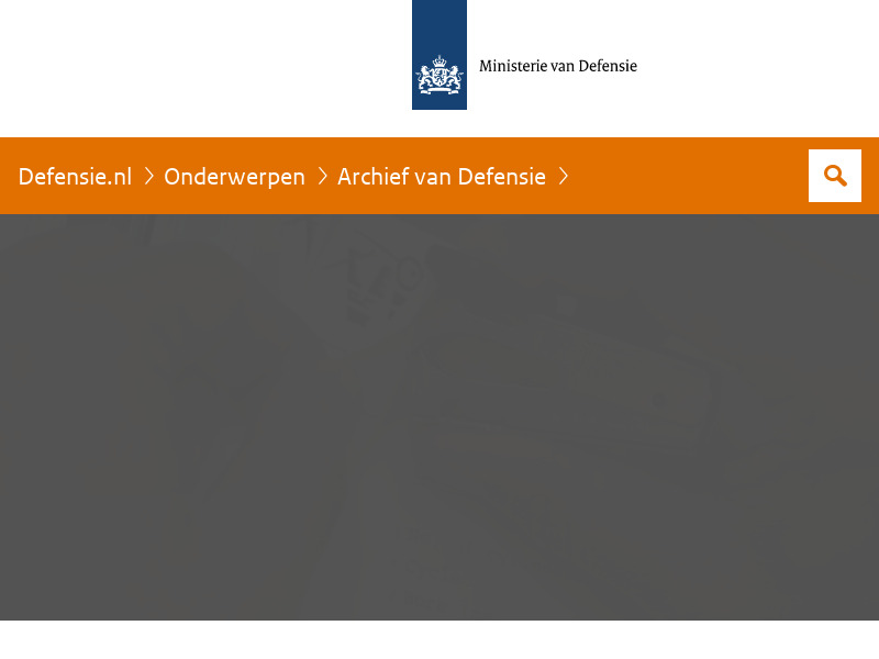 Screenshot van website