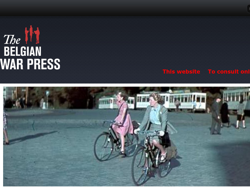 Screenshot van website