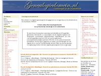 Screenshot van website