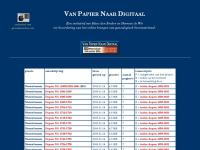 Screenshot van website