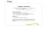 Screenshot van website