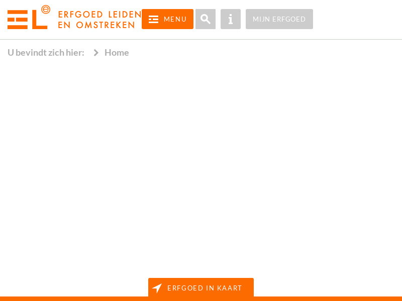 Screenshot van website