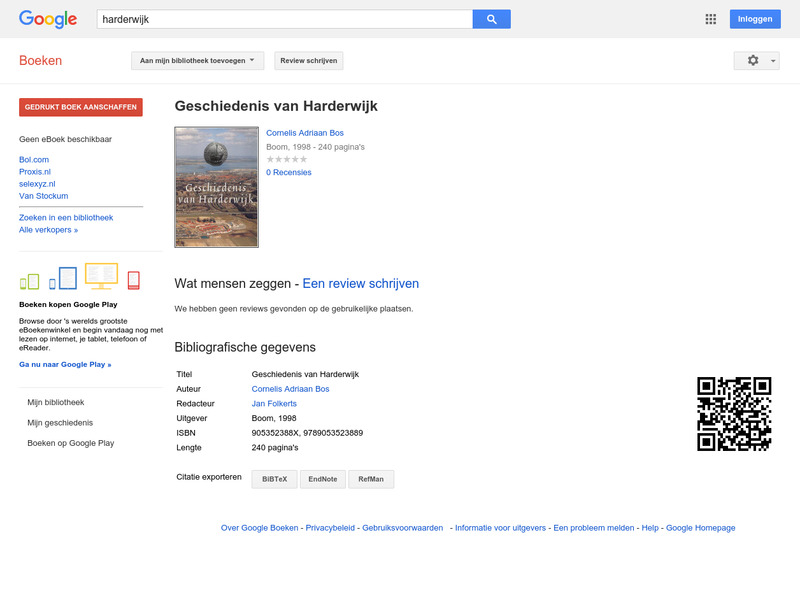 Screenshot van website