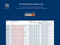 Screenshot van website