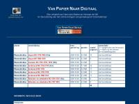 Screenshot van website