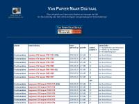 Screenshot van website