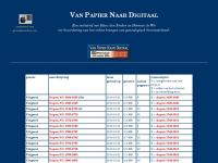 Screenshot van website