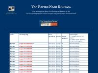 Screenshot van website